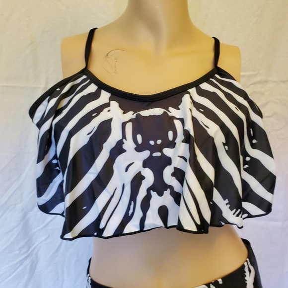 Zaful Skeleton Bikini High Waisted - Picture 2 of 9